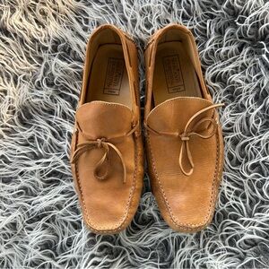 Mercanti Fiorentini Relax Men Driving Loafer Brown Leather Moccasin Shoes 11..
